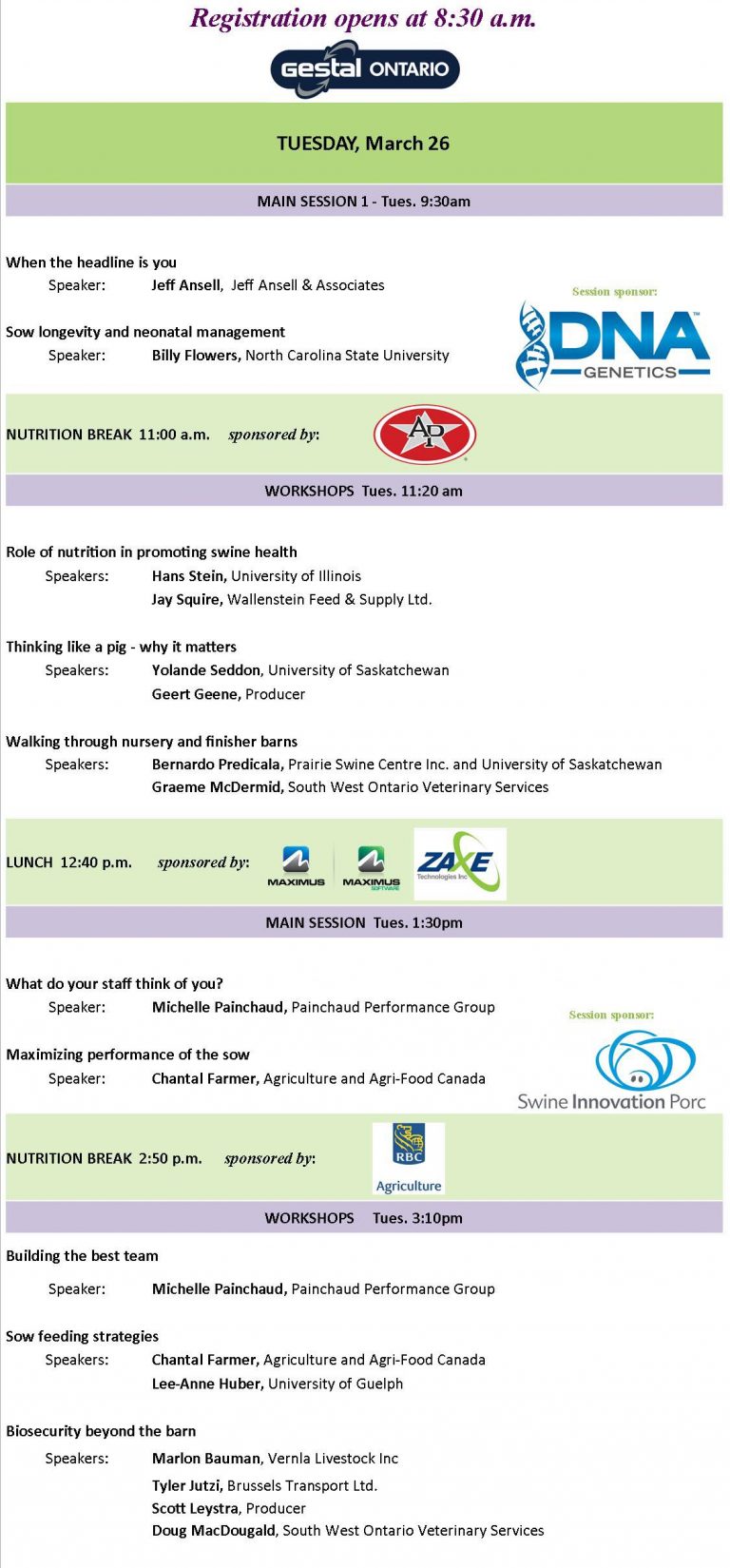 London Swine Conference Features PSC Speakers Prairie Swine Centre